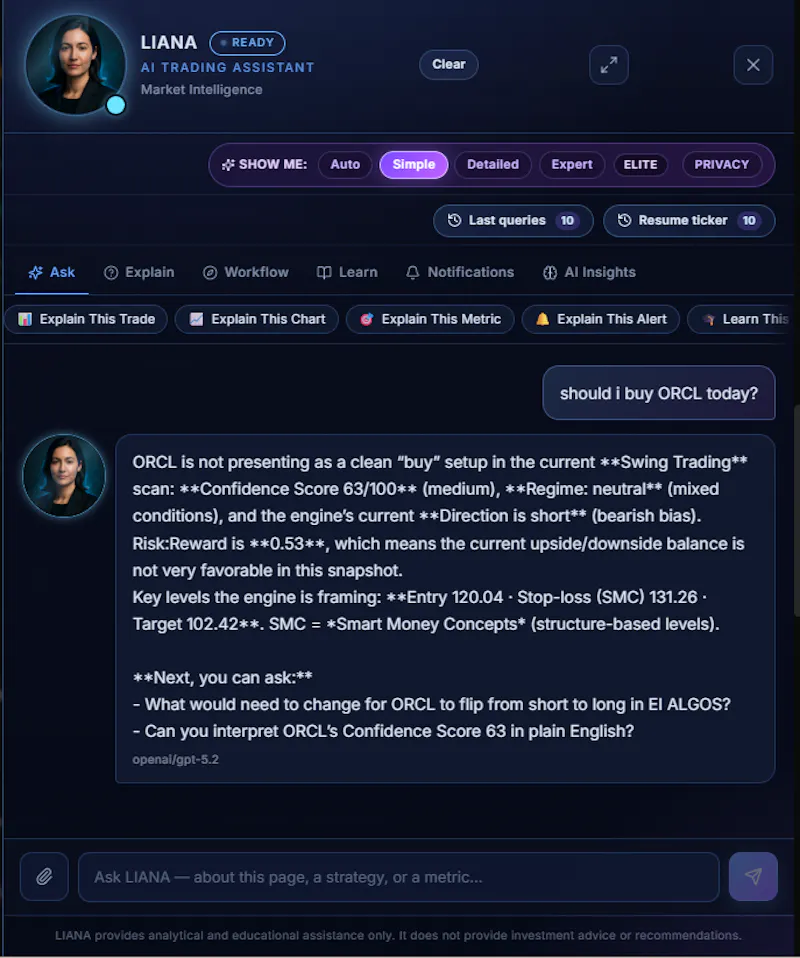EI ALGOS screenshot 3