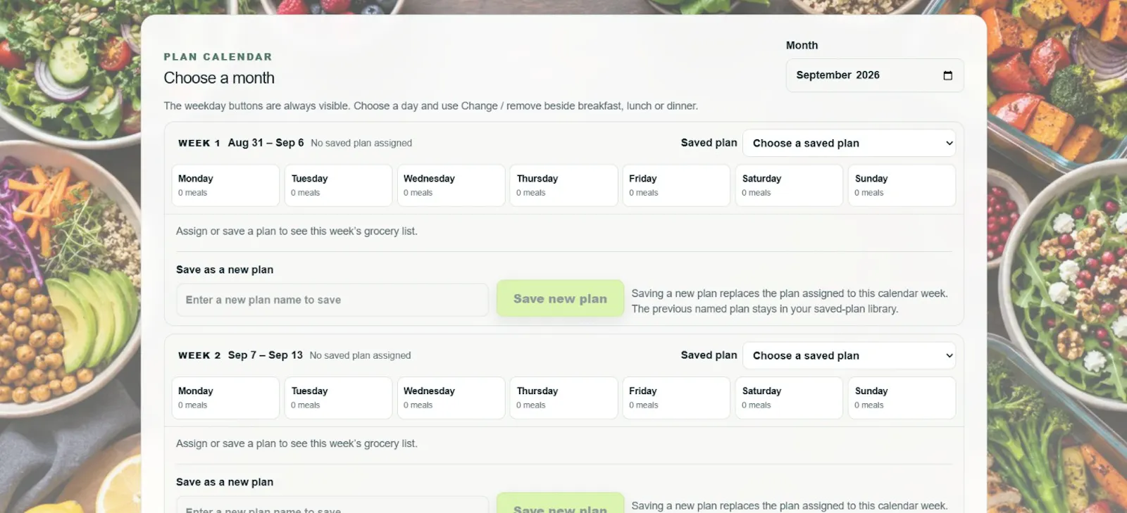 SavourWeek screenshot 3
