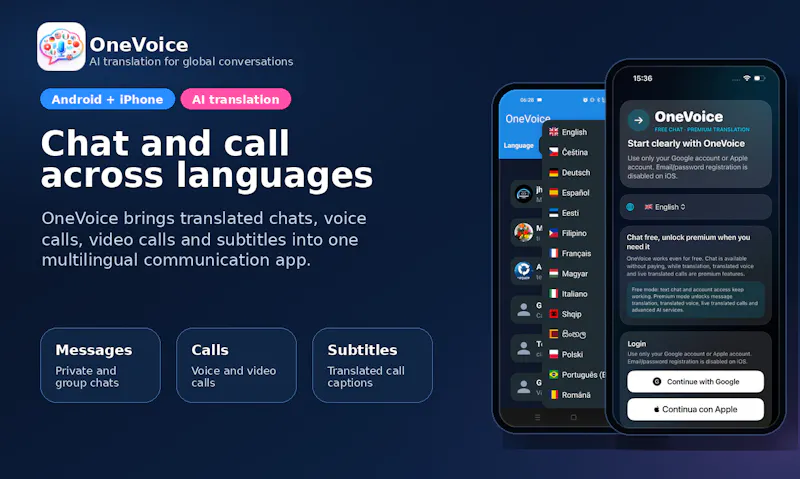 OneVoice for iOS, Android & Web screenshot 1