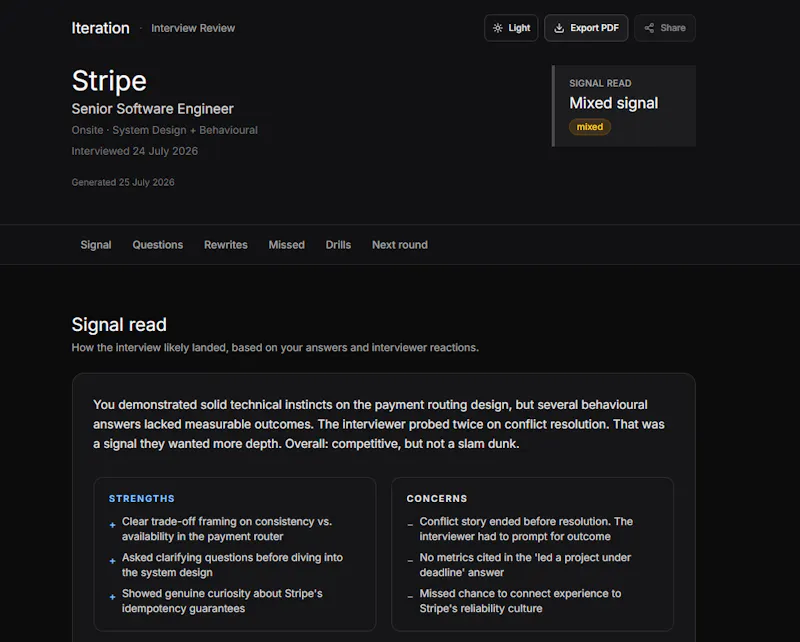 Iteration screenshot 4