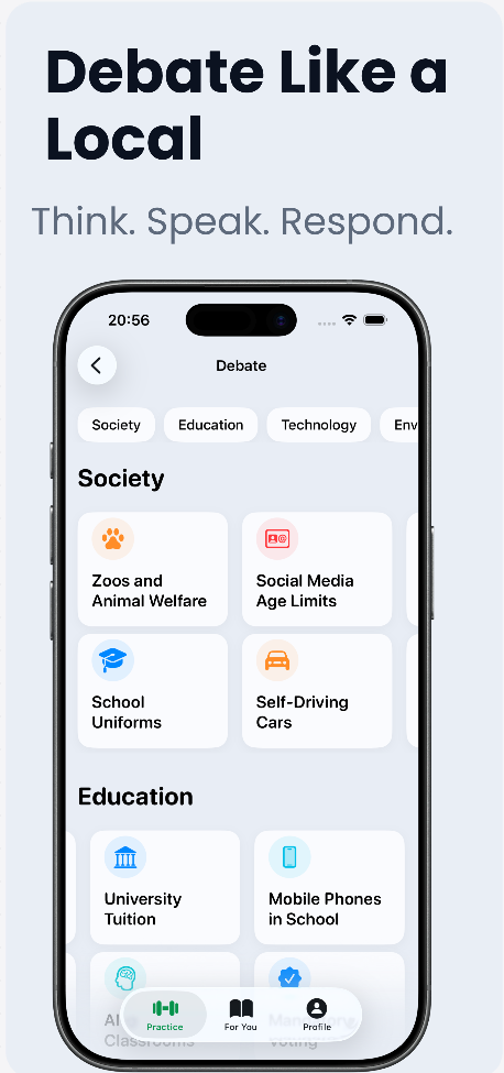 Talki - AI Language Learning - Screenshot 5 showing product features and functionality