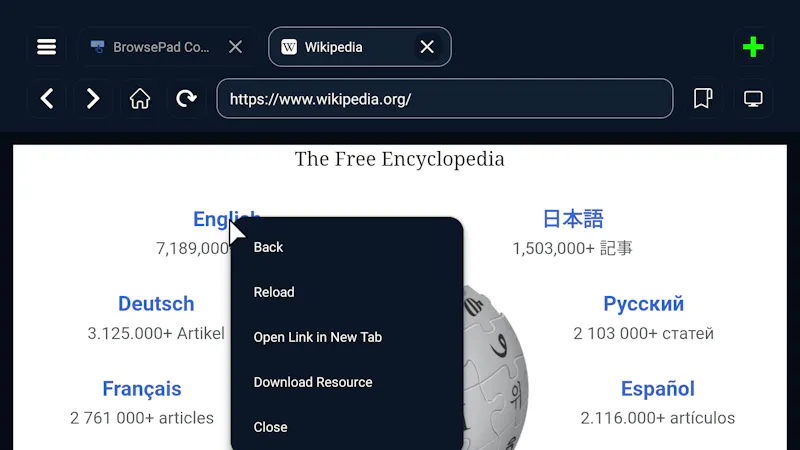 BrowsePad screenshot 6