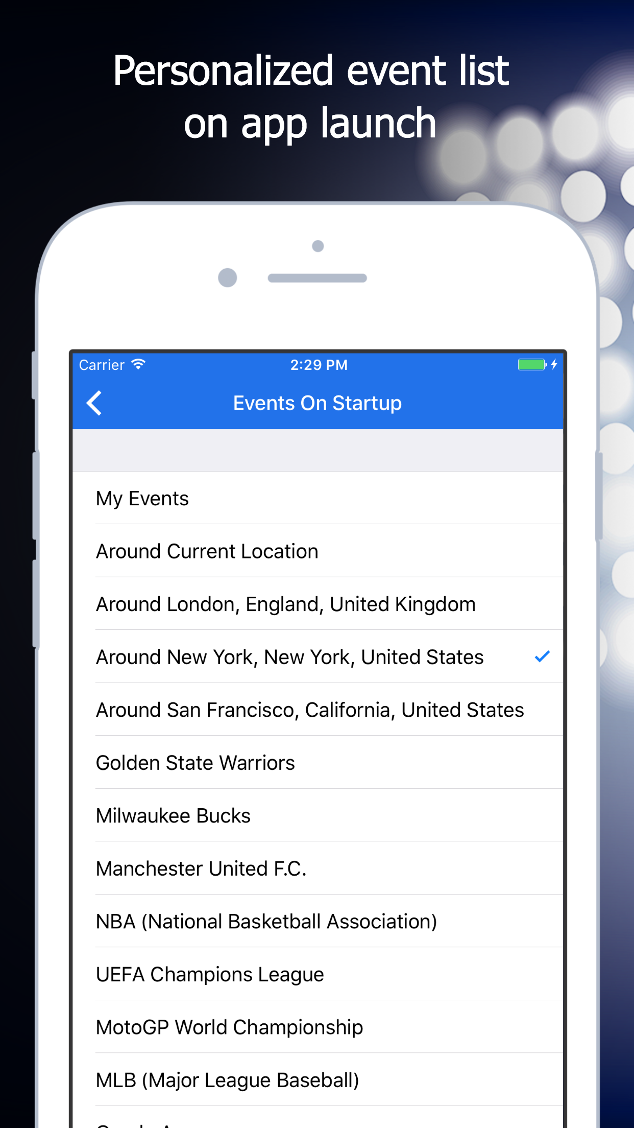 Sporteventus for iOS gallery image