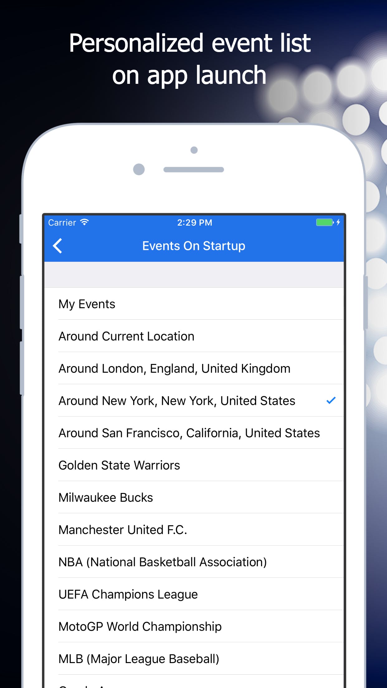 Sporteventus for iOS media 2
