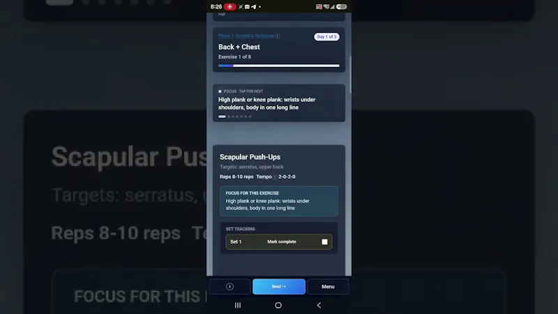 Praxis Movement Performance screenshot 1 (video preview)