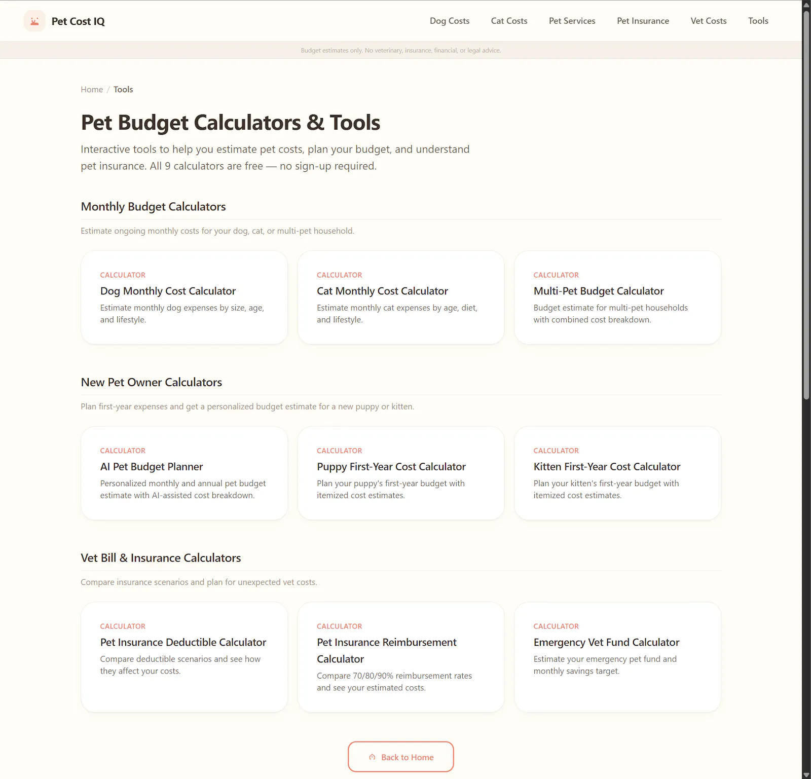 Pet Cost IQ screenshot 3