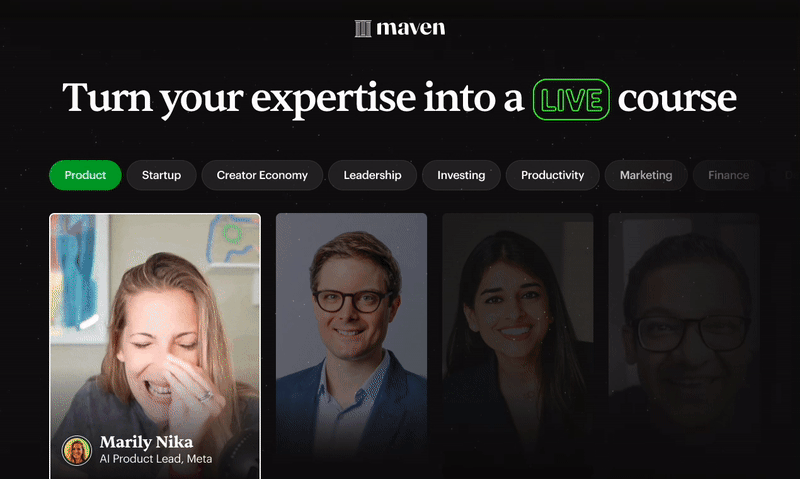 Maven Course Builder - Заработайте 6 цифр, обучающих то, что вы любите медиа 1