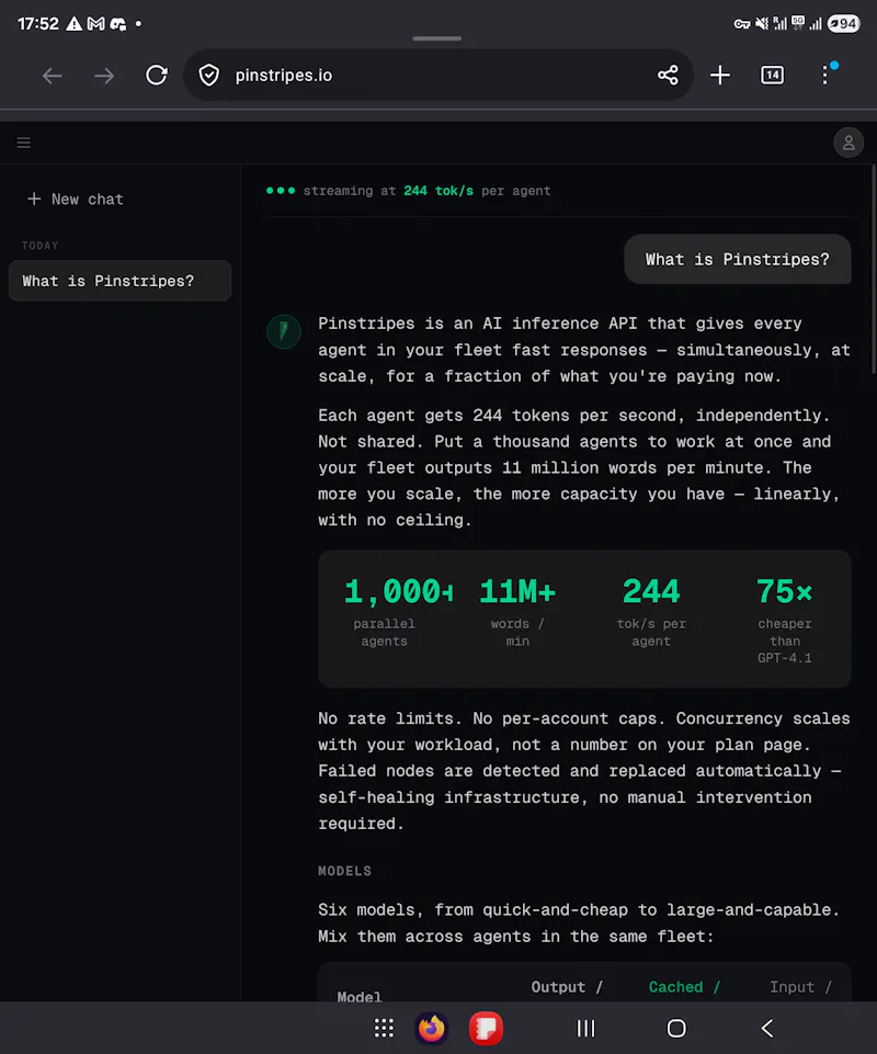 Pinstripes screenshot 1
