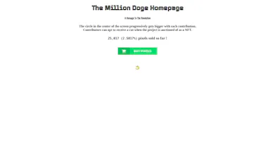 The Million Doge Homepage gallery image