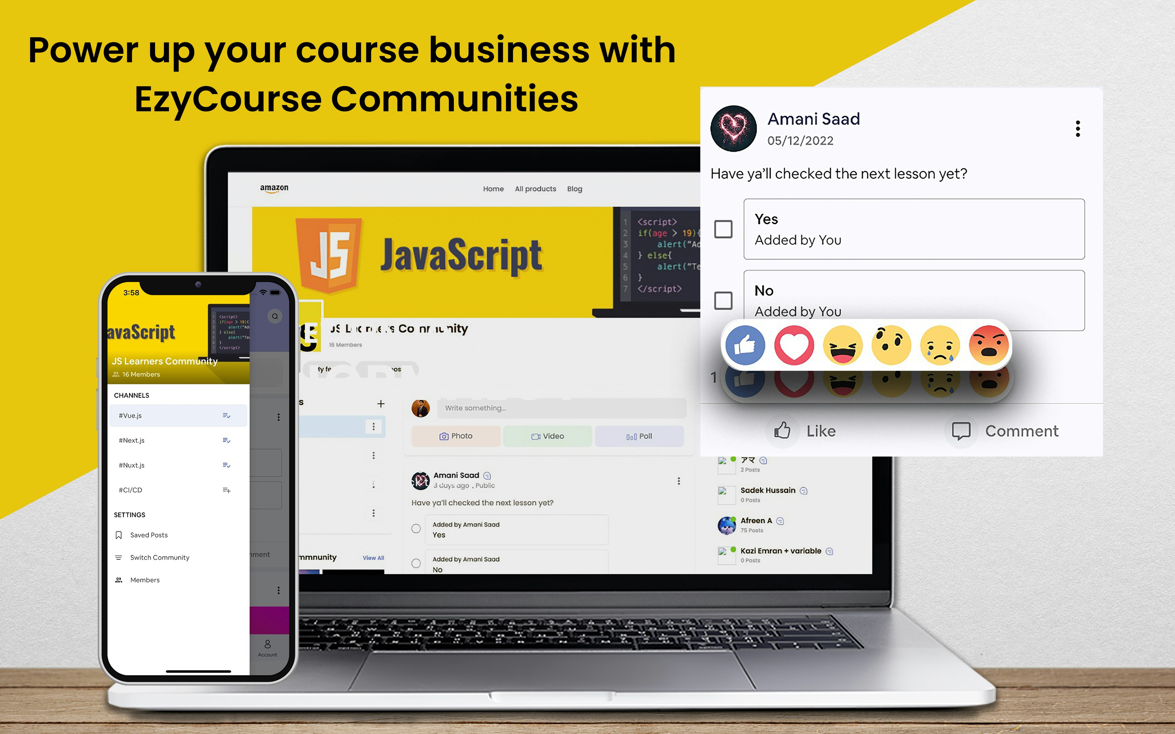 Ezycourse - Платформа онлайн-курса для цифровых онлайн-курсов медиа 3