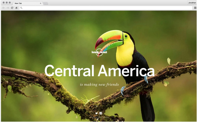 Lonely Planet Chrome Extension gallery image