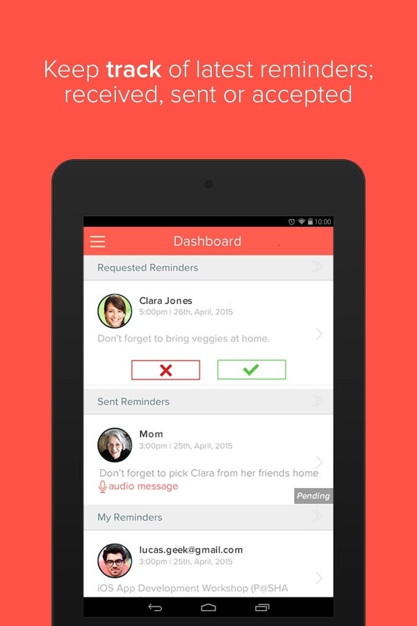 RemindZapp - If your friends forget, Zapp 'em!