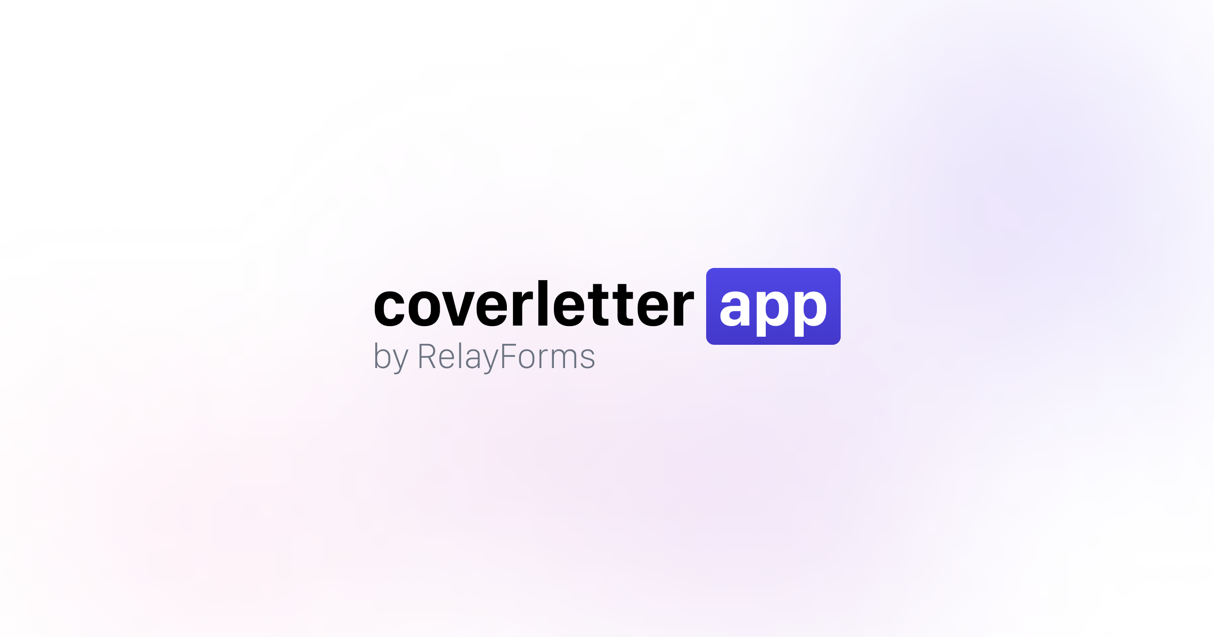 coverletter.app - व्यक्तिगत, एआई-जनित कवर पत्र मीडिया 1