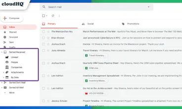 Sort Gmail Inbox by cloudHQ gallery image