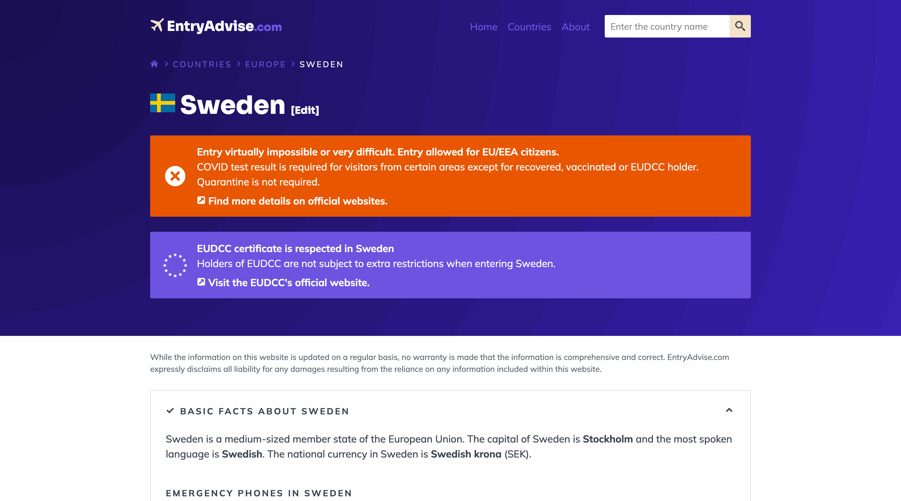 EntryAdvise.com gallery image