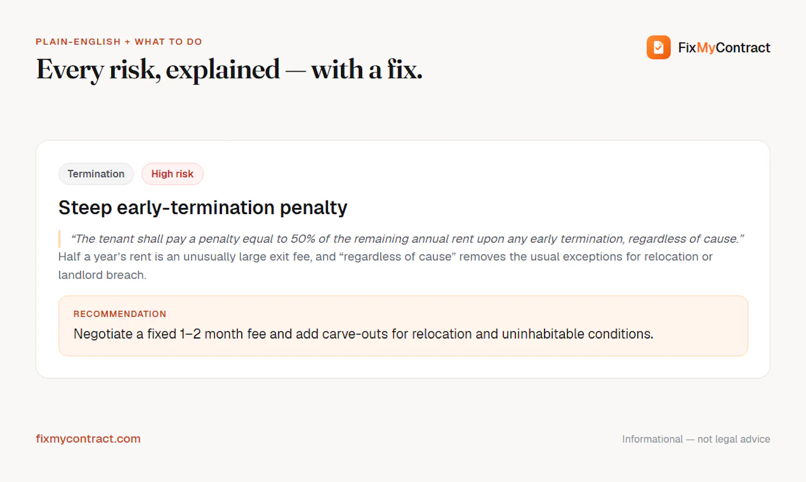 FixMyContract screenshot 2