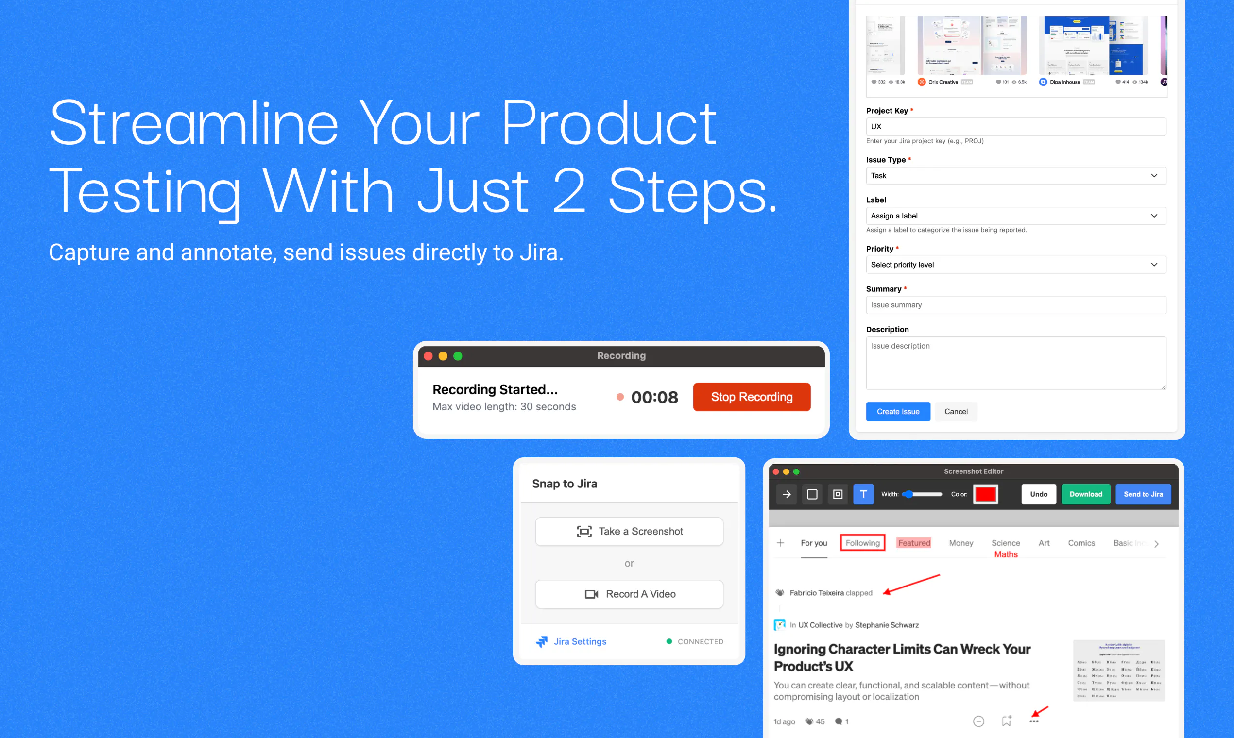 SnapToJira gallery image