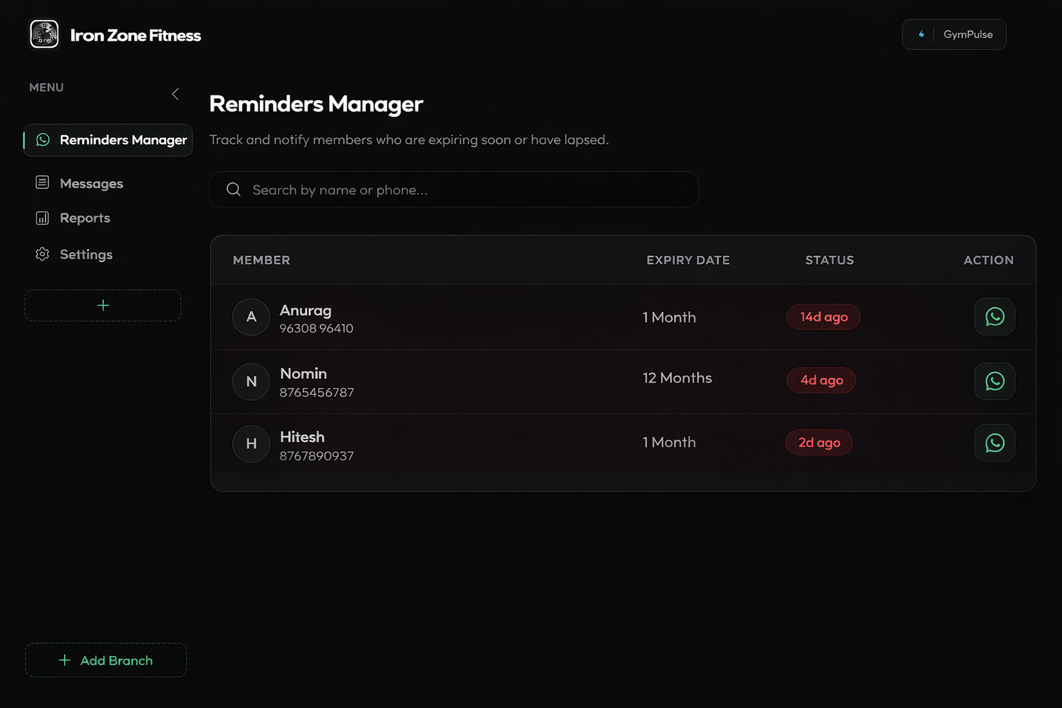 GymPulse gallery image