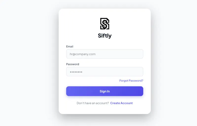 Siftly screenshot 1