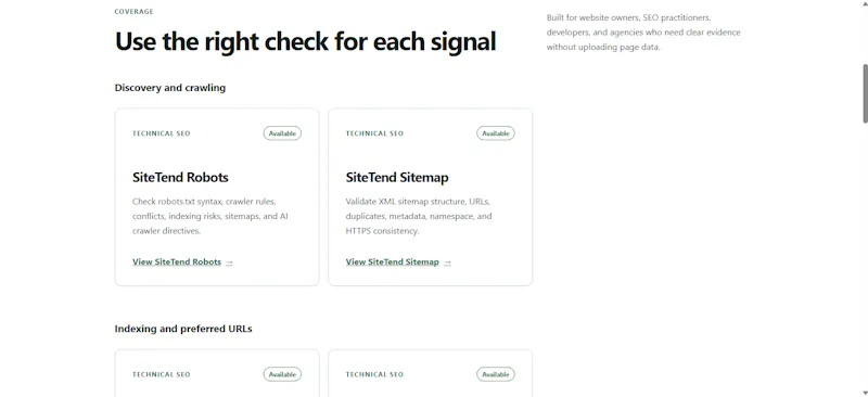 SiteTend screenshot 3