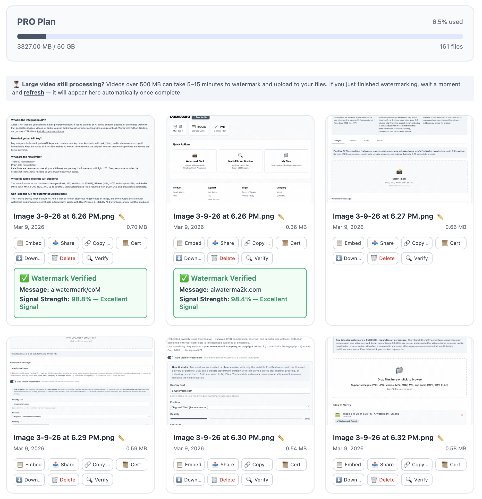 AIWatermark Invisible Neural Watermarks media 4