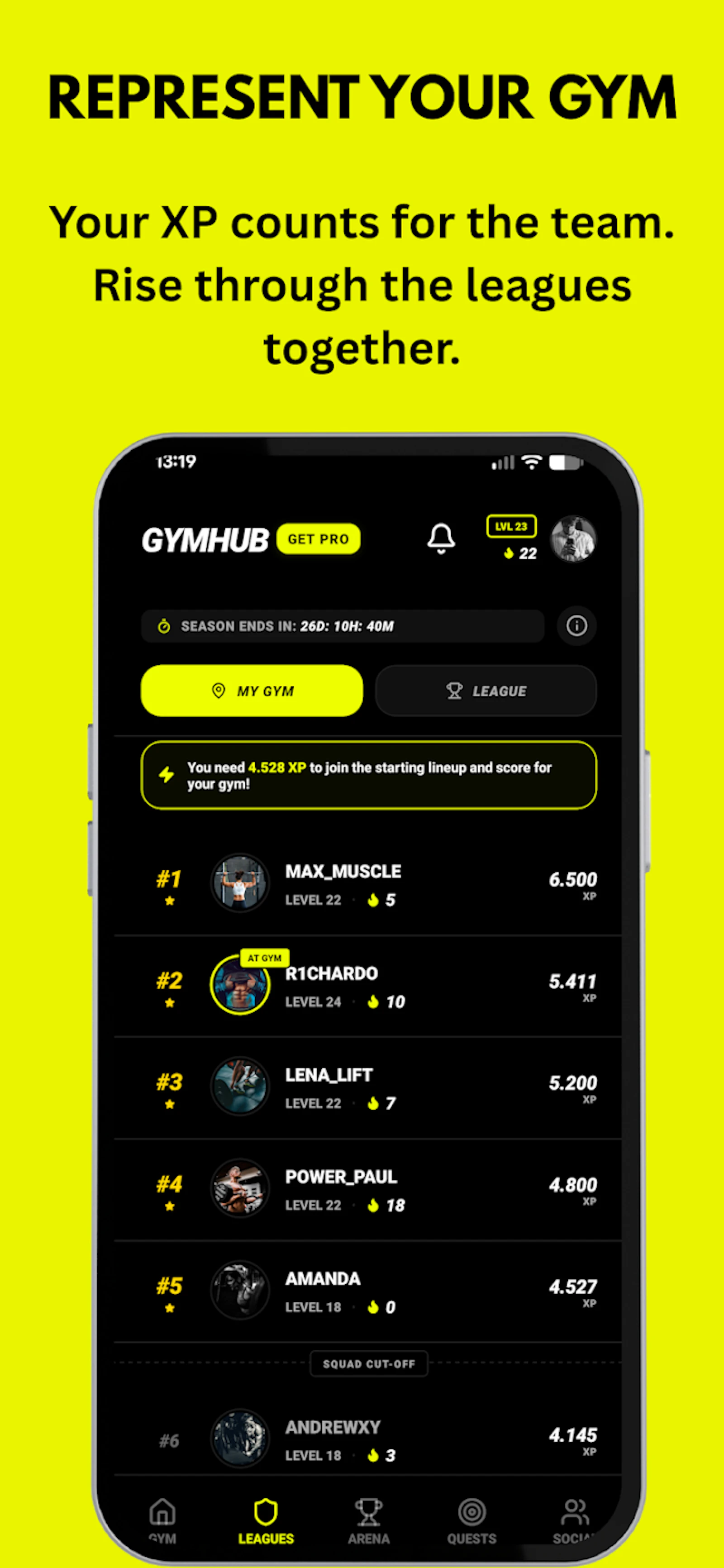 GYMHUB screenshot 2