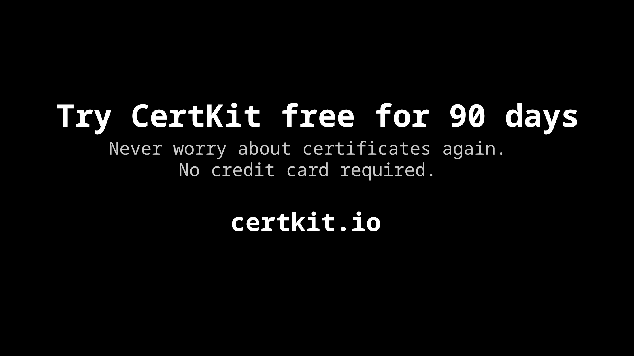 CertKit gallery image