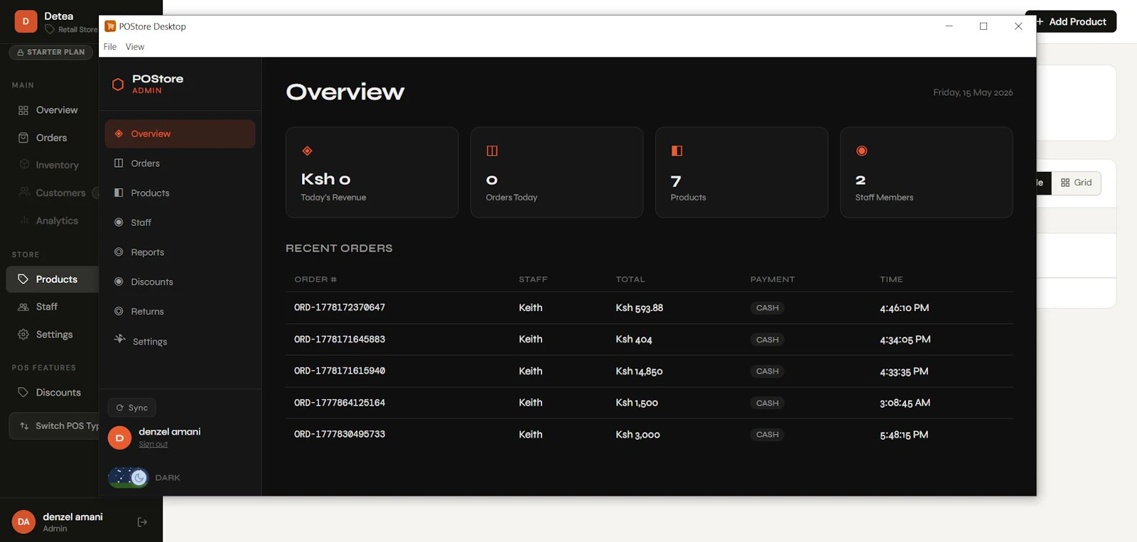 POStore screenshot 1