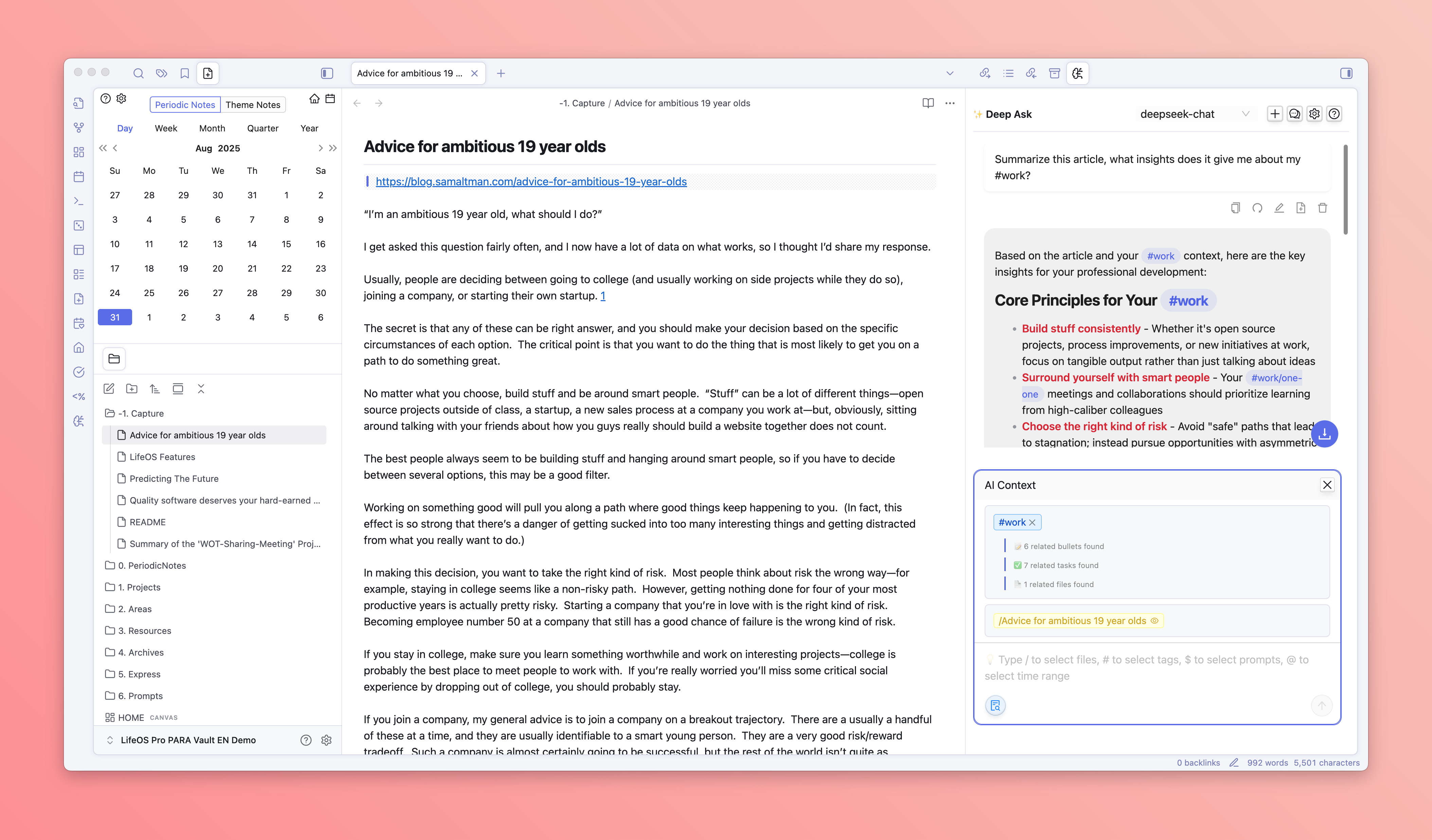 Deepask Ai per Obsidian - Il plugin di chat AI Obsidian migliora la gestione della conoscenza media 10