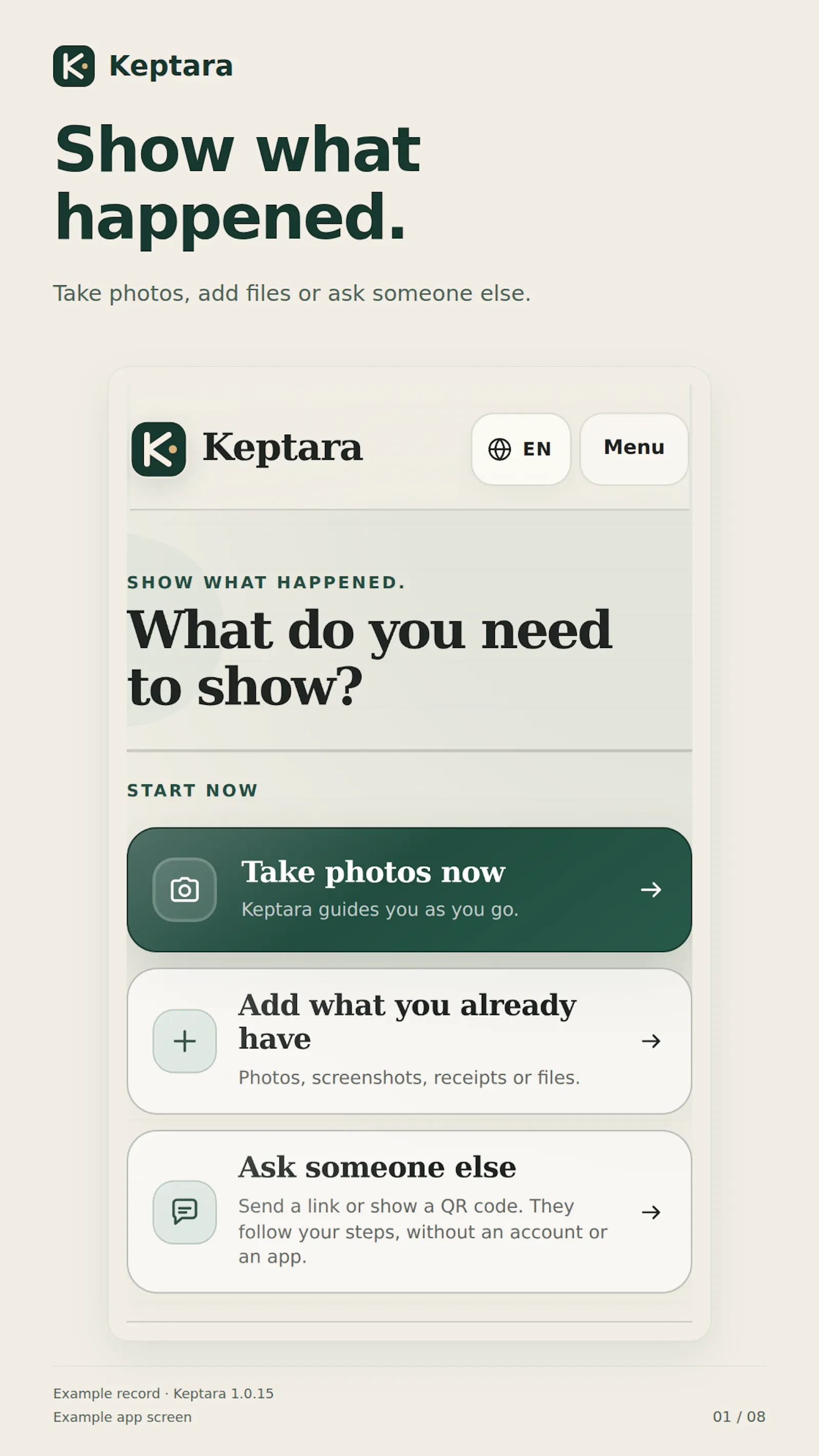 Keptara screenshot 3