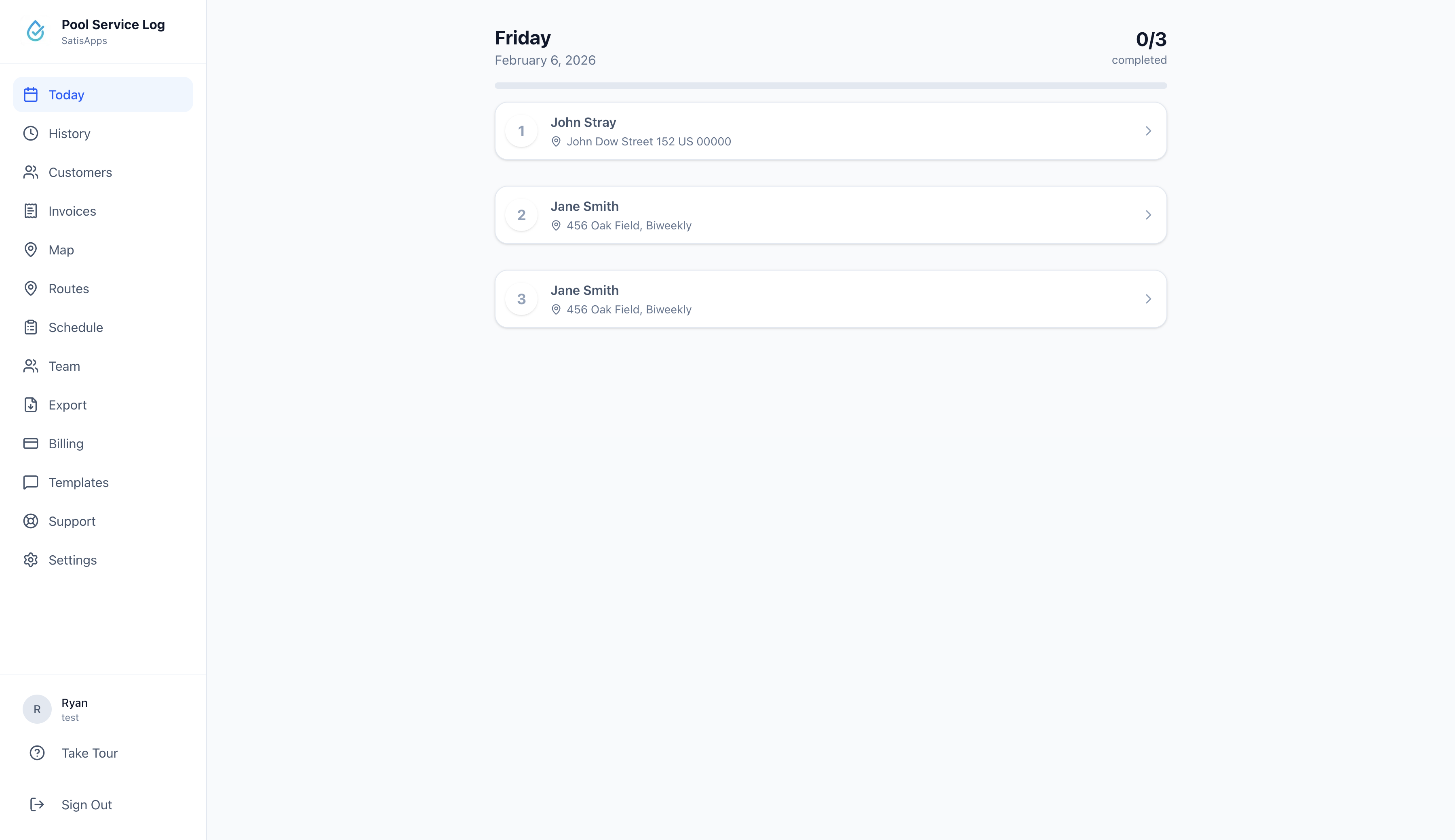 Pool Service Log gallery image