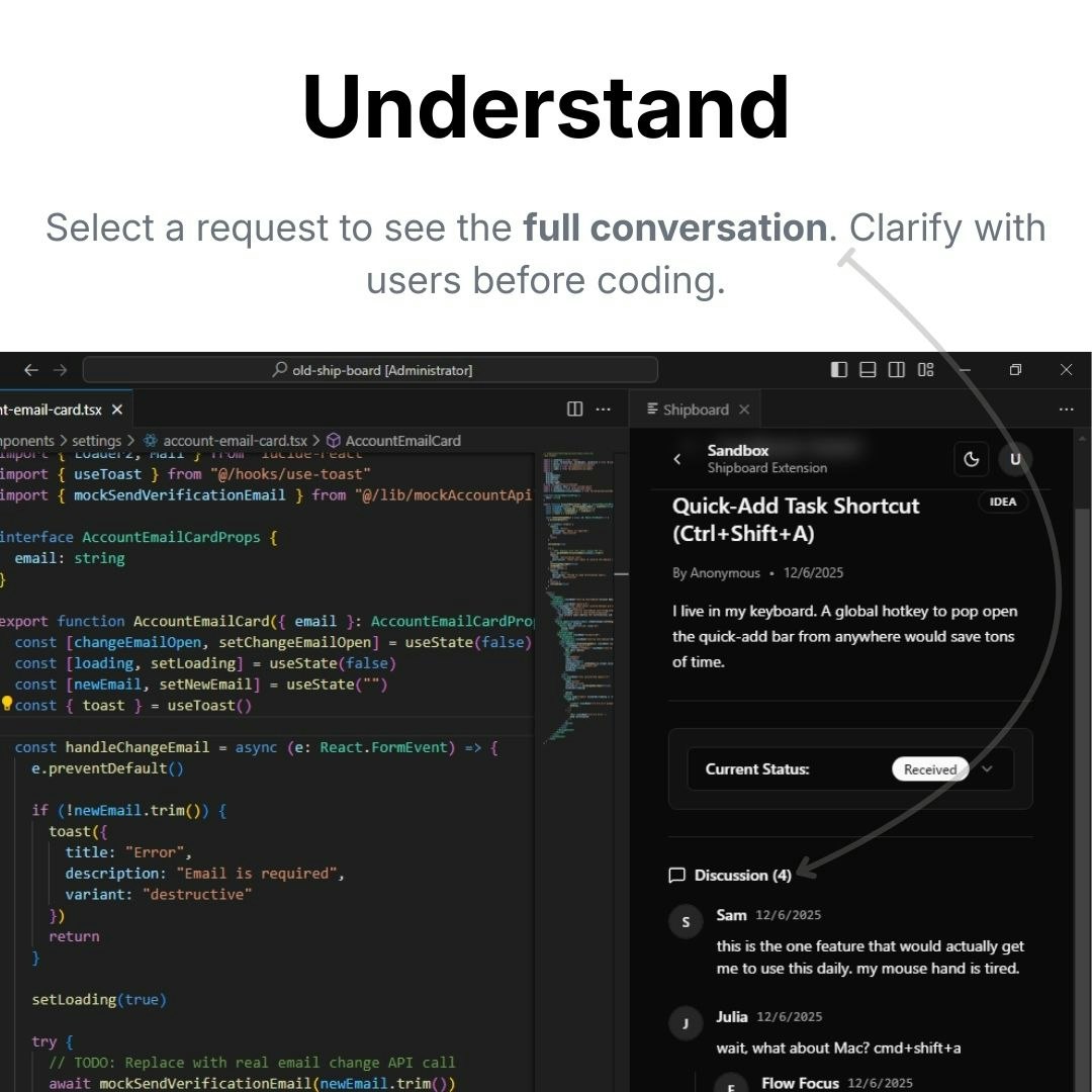 ShipBoard - Screenshot 3 showing product features and functionality