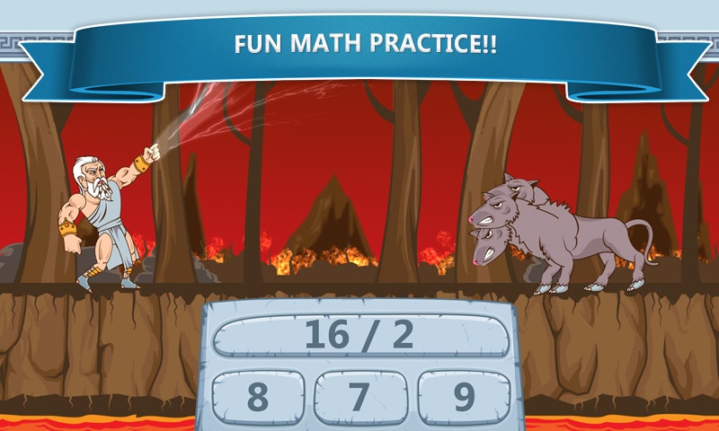 Math Games - Zeus vs. Monsters gallery image