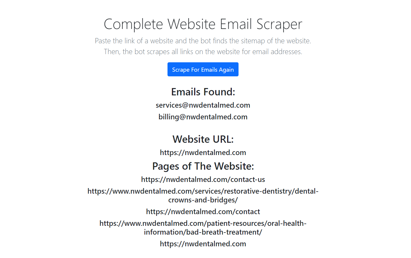 Free Email Scraper gallery image