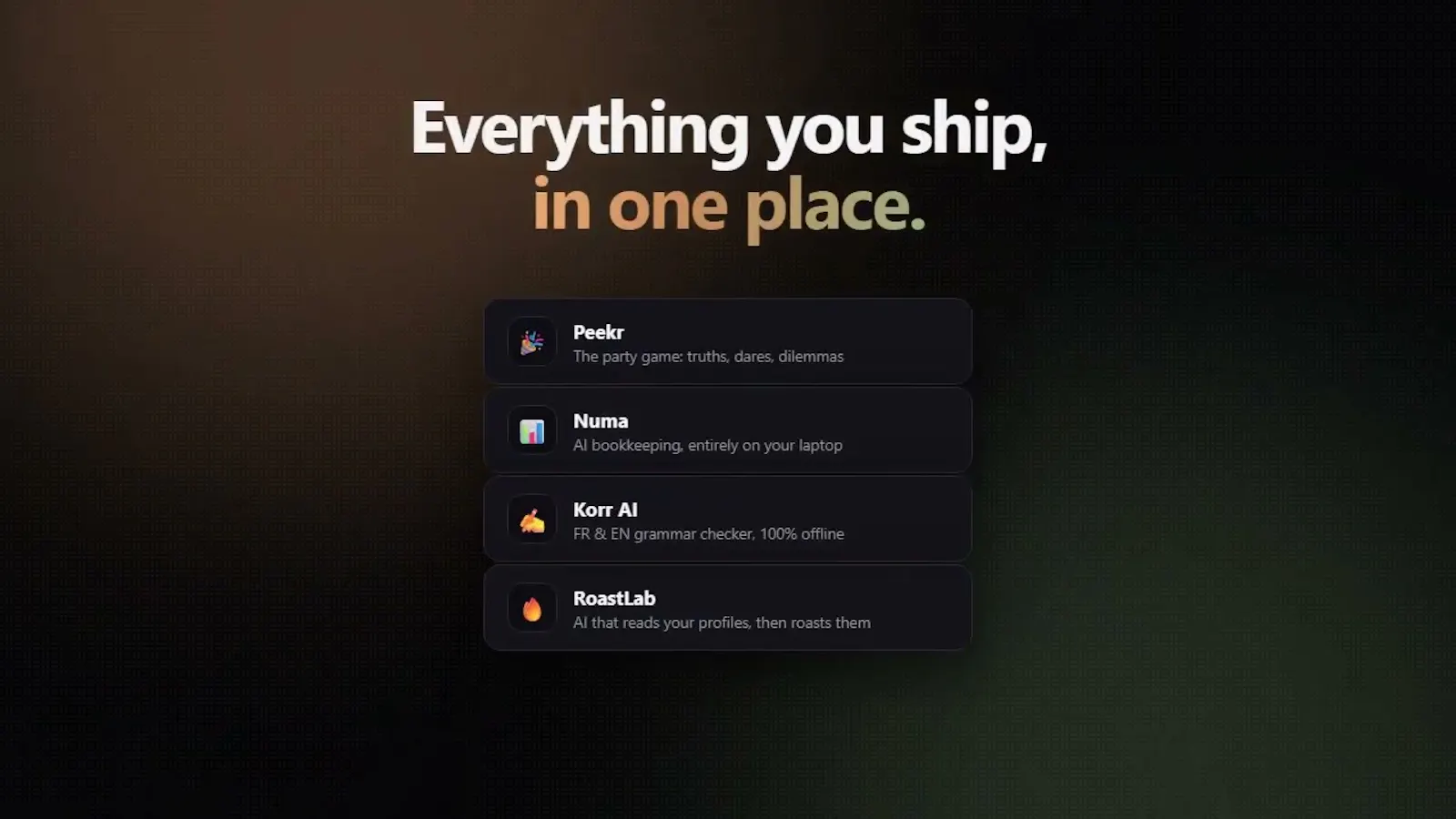 Peekr Hub screenshot 1 (video preview)