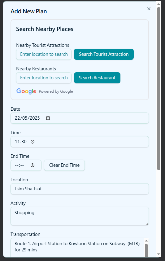 Planlord - Semplifica il tuo itinerario di viaggio con Planlord media 2