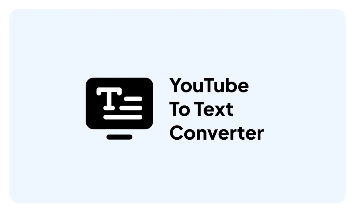 YouTube To Text Converter
