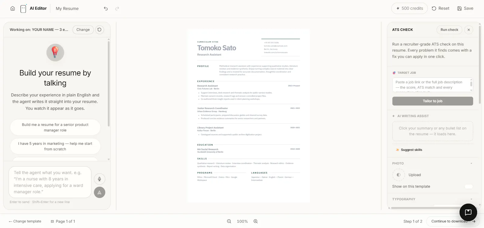 YourCVMaker screenshot 5