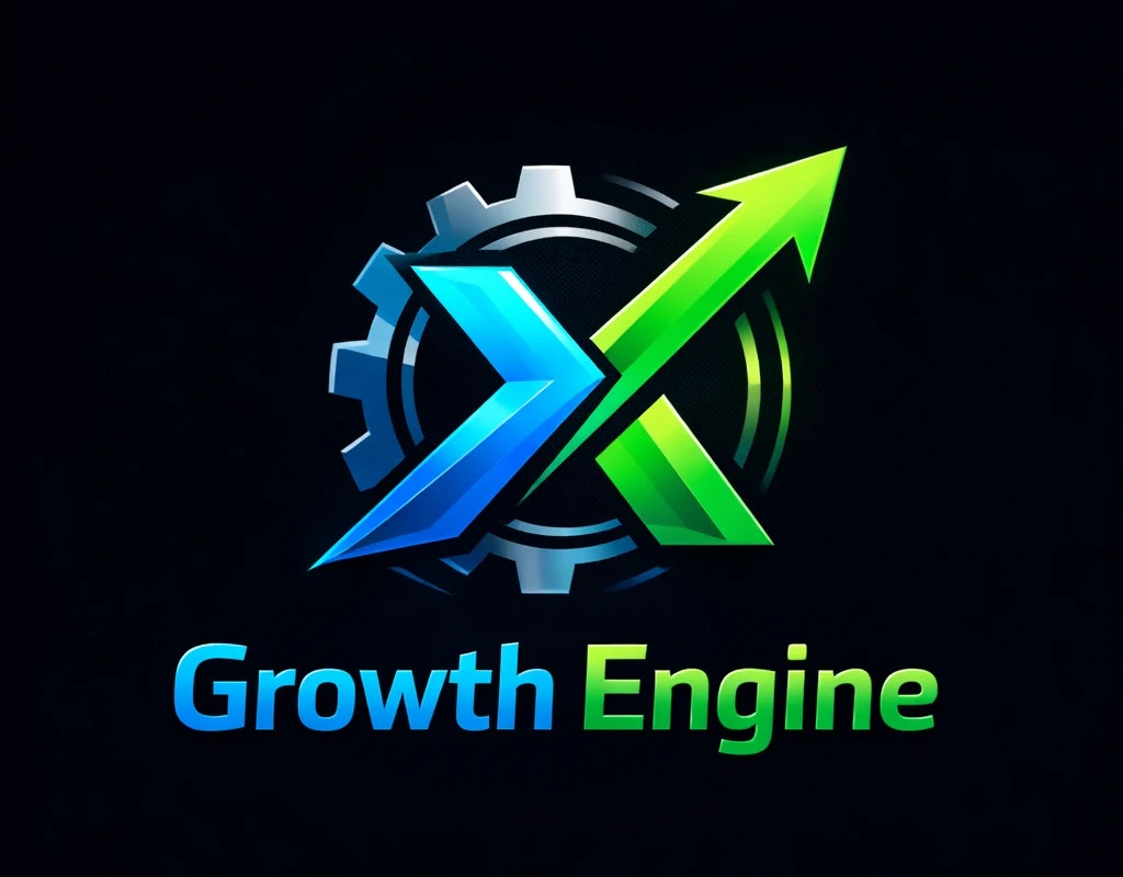 X Growth Engine - Product Hunt launch logo and brand identity