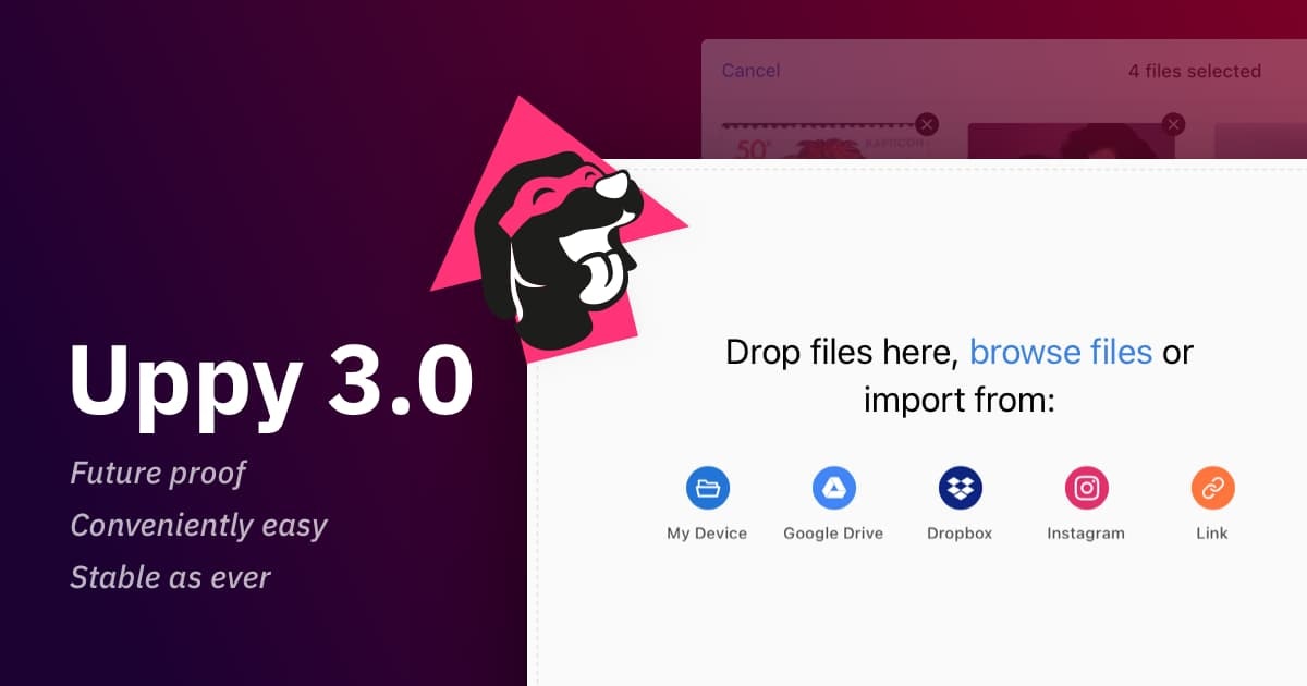 Uppy 3.0 media 1