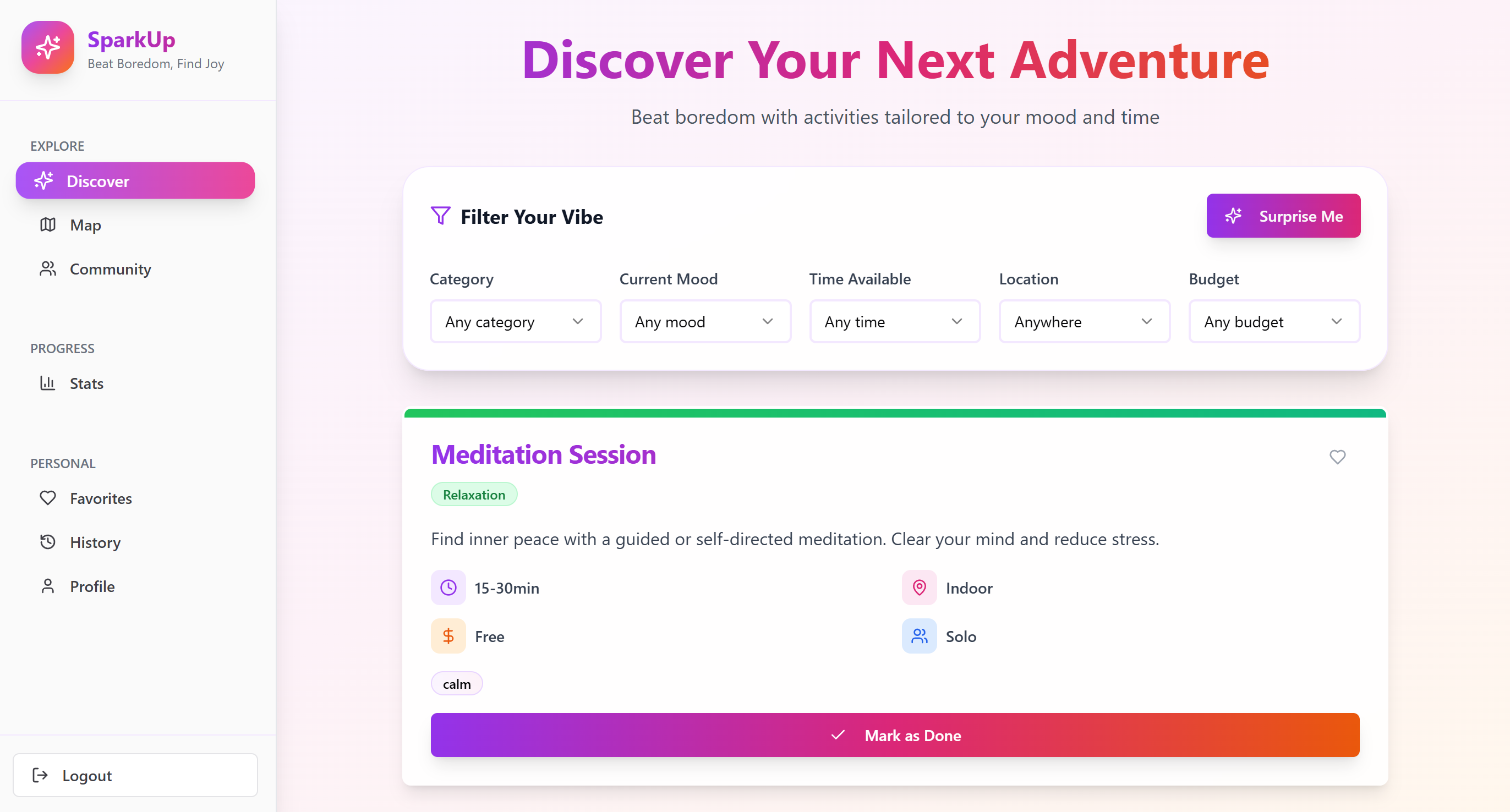 SparkUp - Screenshot 2 preview