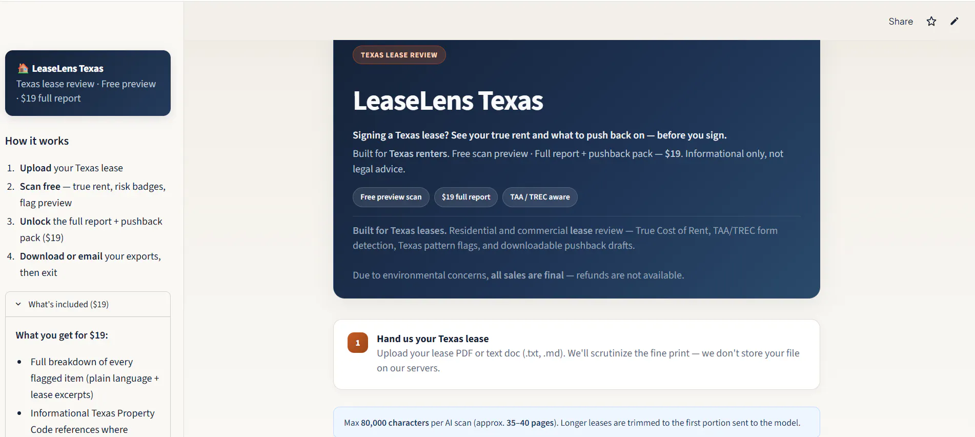 LeaseLens Texas