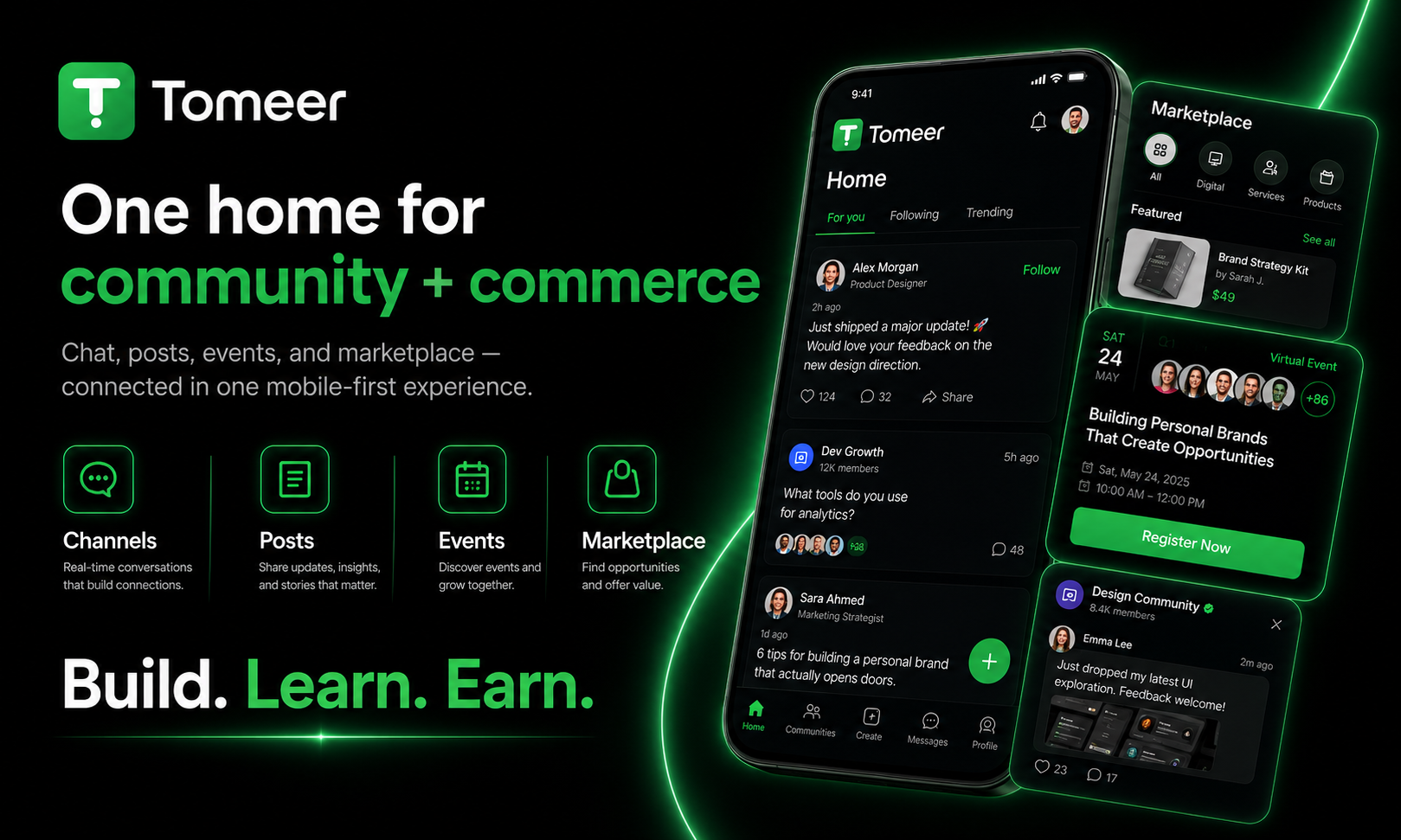 Tomeer - Communities and Marketplace gallery image