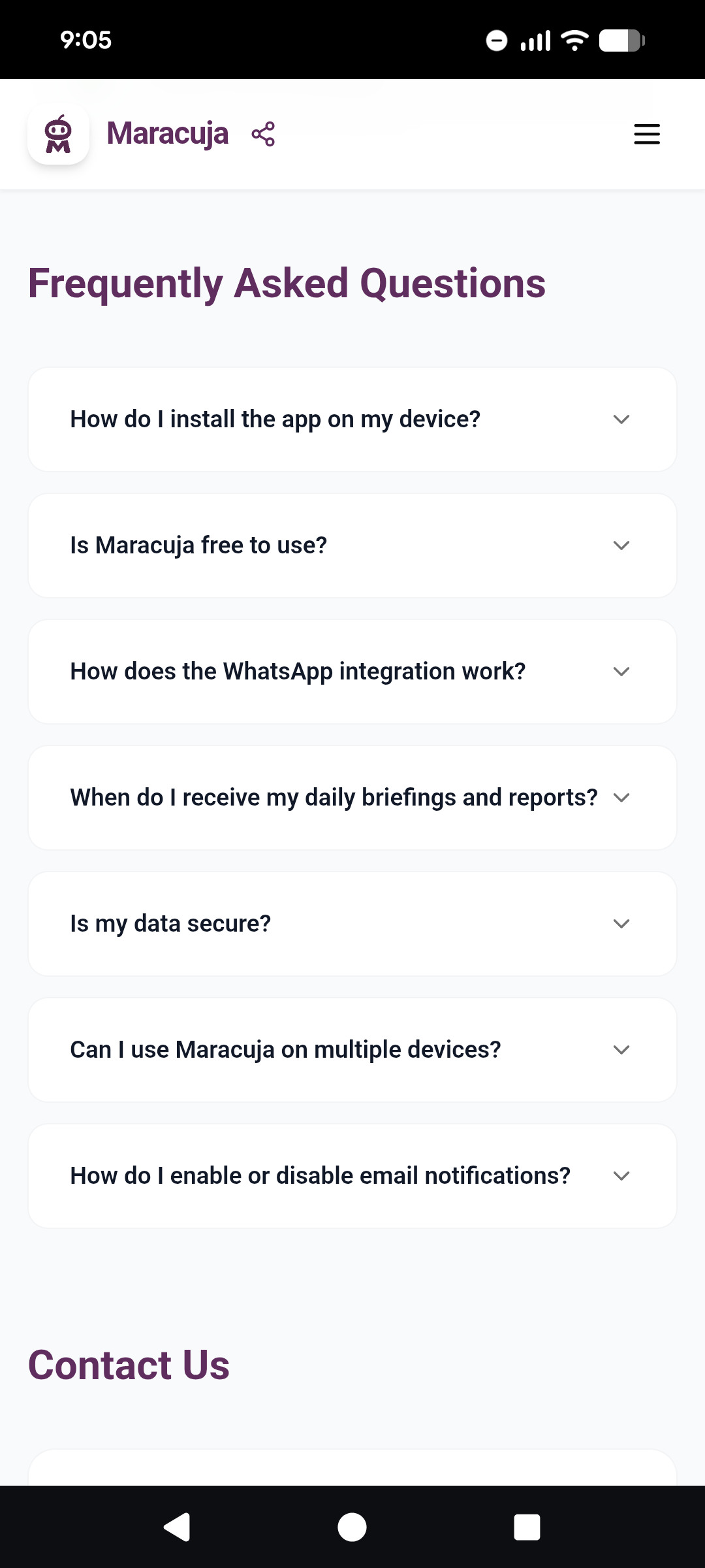 Maracuja AI Assistant gallery image