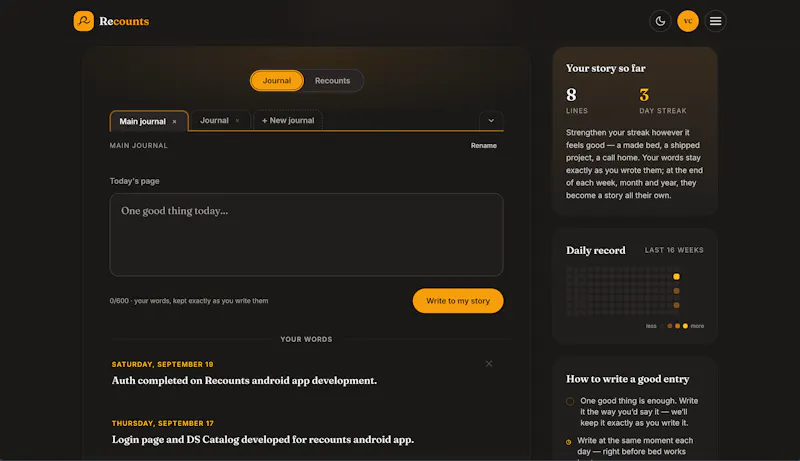 Recounts screenshot 3
