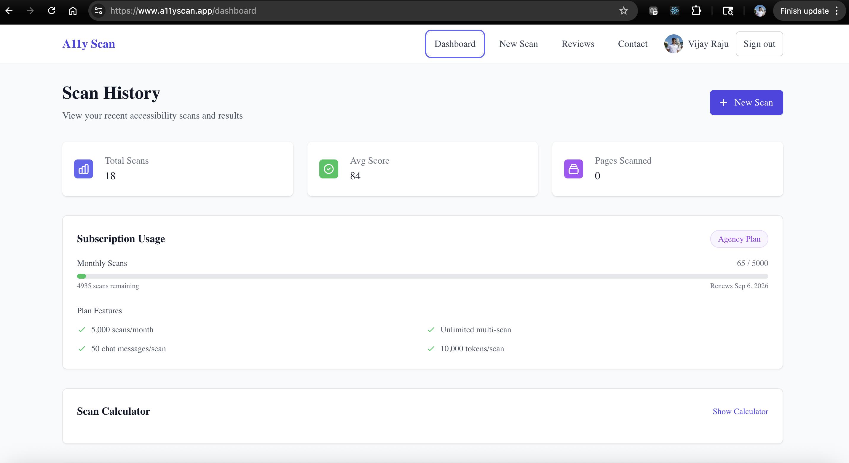 A11y Scan gallery image