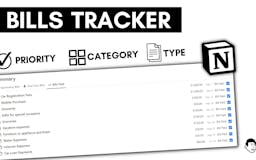 Notion Bills Tracker media 2