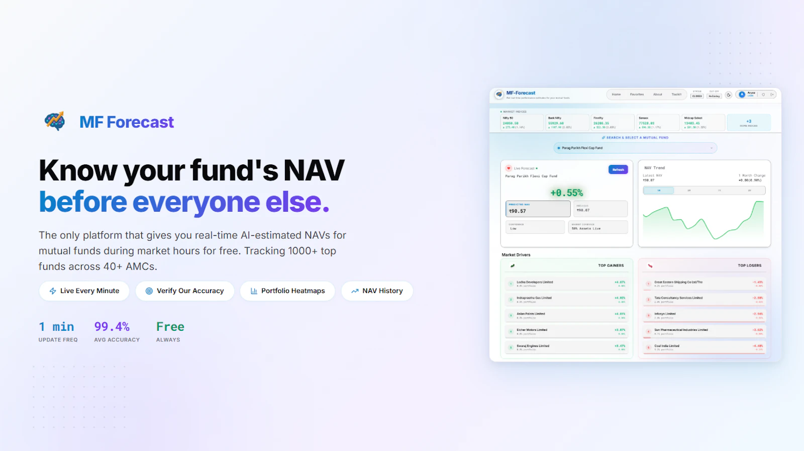 MF Forecast screenshot 2
