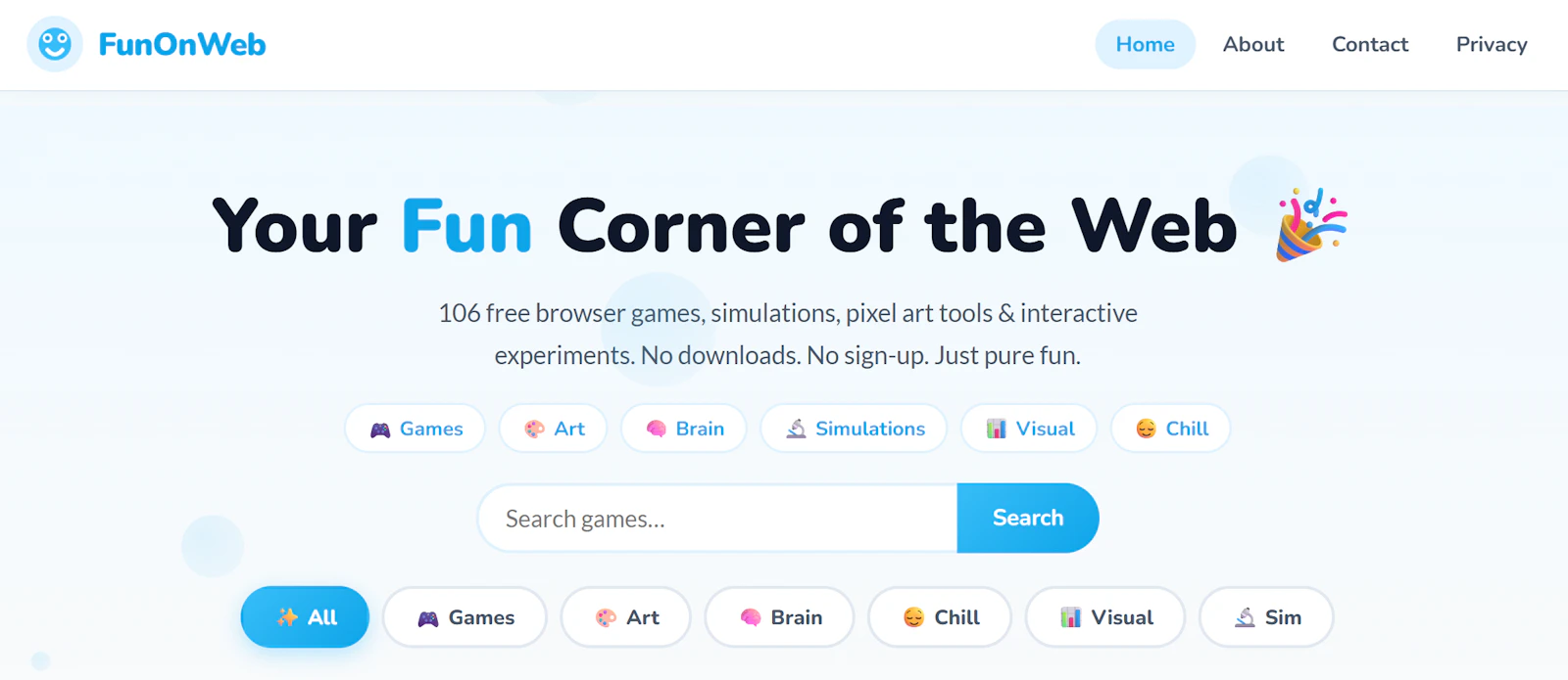 FunOnWeb — Free Browser Games screenshot 2