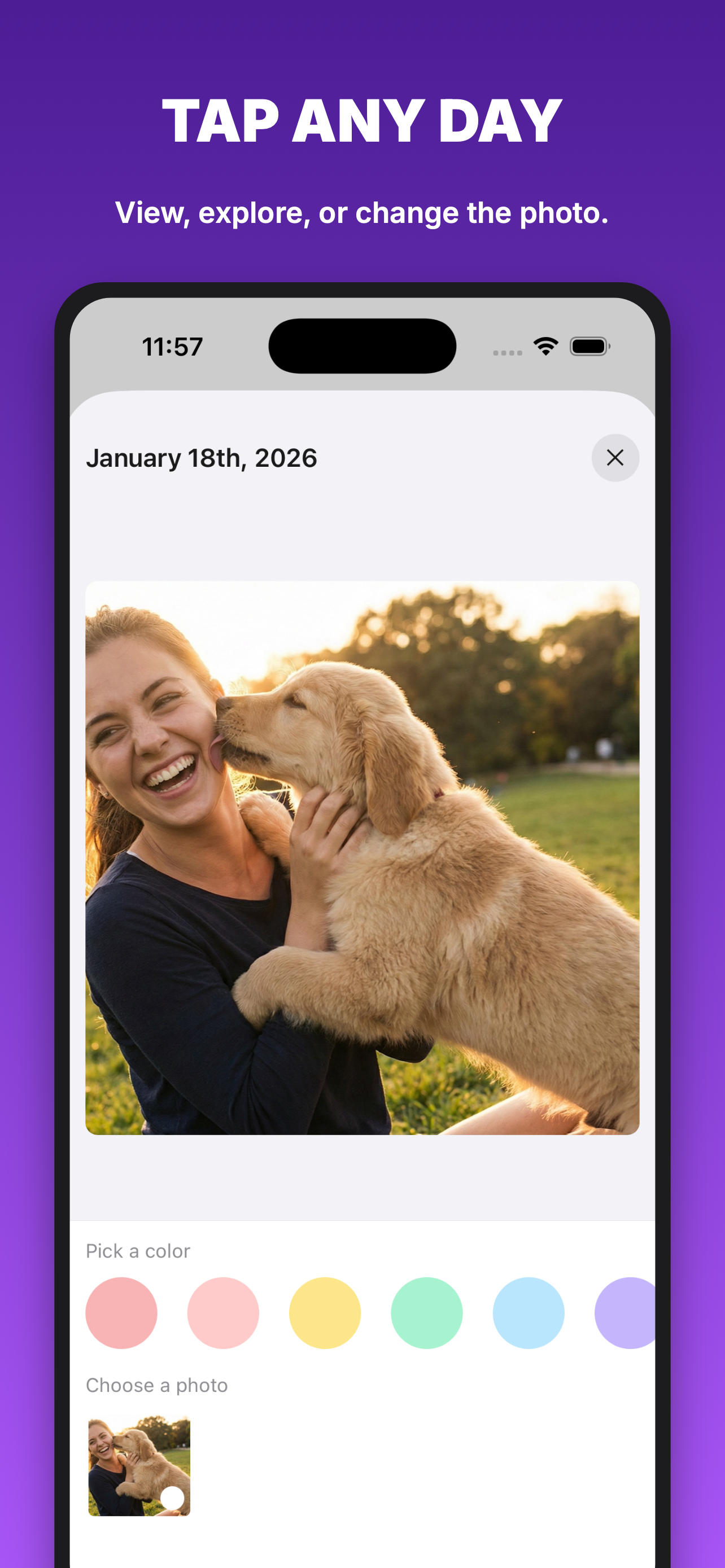 Your Year - Screenshot 3 showing product features and functionality